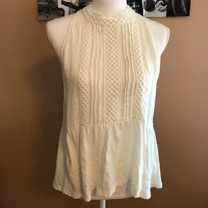 Cute, White Tank. Lightweight + Flowy